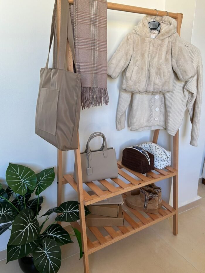 Penderie étagère en bois hêtre  1,70m - Image 2